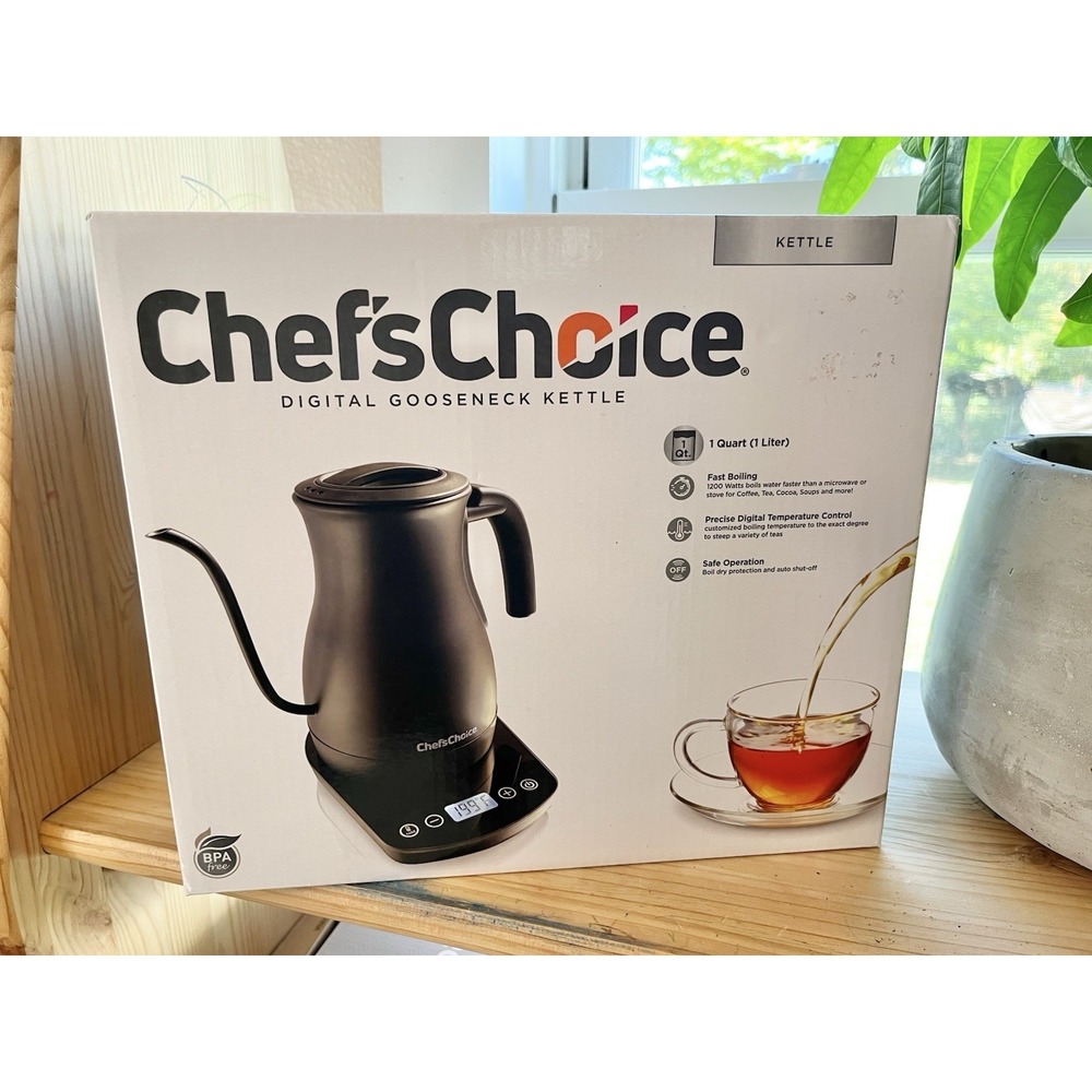 Chefs Choice Digital Gooseneck Tea Kettle - New in the Box